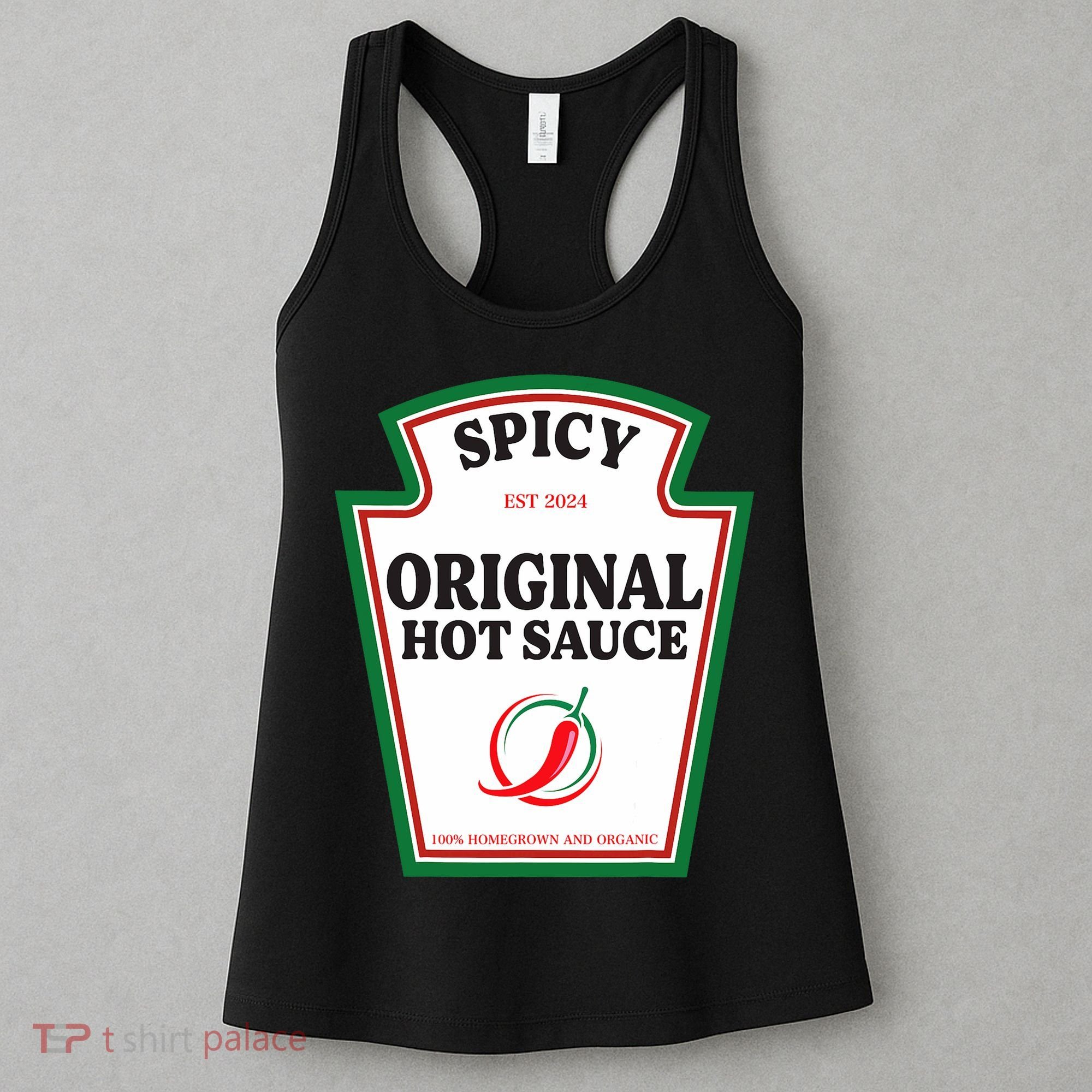 Spicy Original Hot Sauce Condiment Costume Party Matching Women's Tank Top