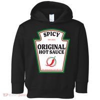 Spicy Original Hot Sauce Condiment Costume Party Matching Toddler Hoodie thumb 0