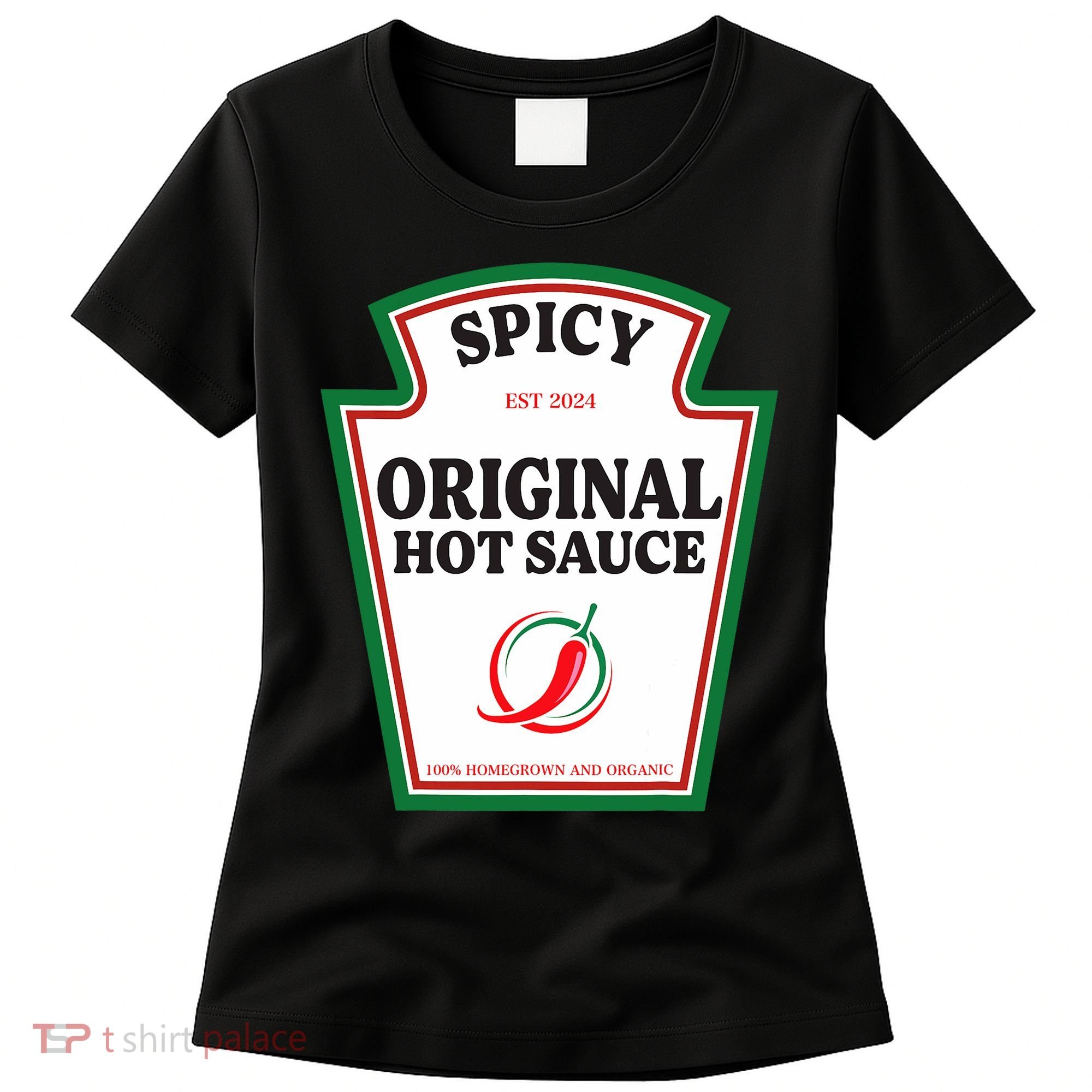 Spicy Original Hot Sauce Condiment Costume Party Matching Women's T-Shirt