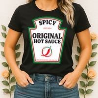 Spicy Original Hot Sauce Condiment Costume Party Matching Women's T-Shirt thumb 2