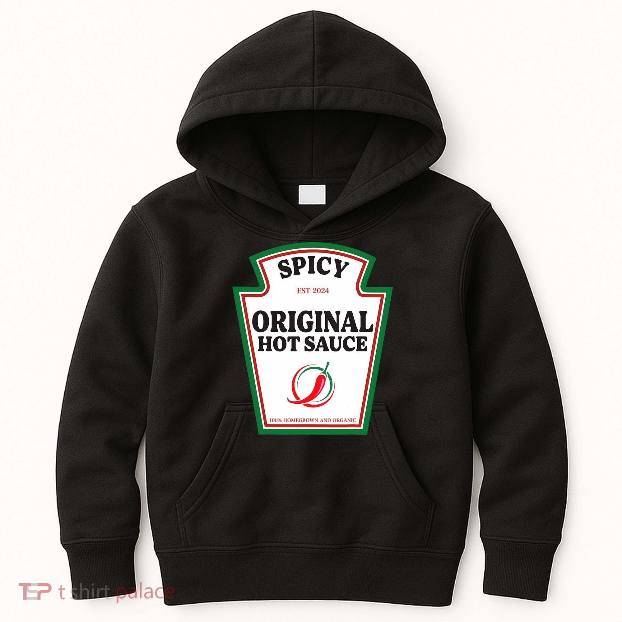 Spicy Original Hot Sauce Condiment Costume Party Matching Kids Hoodie