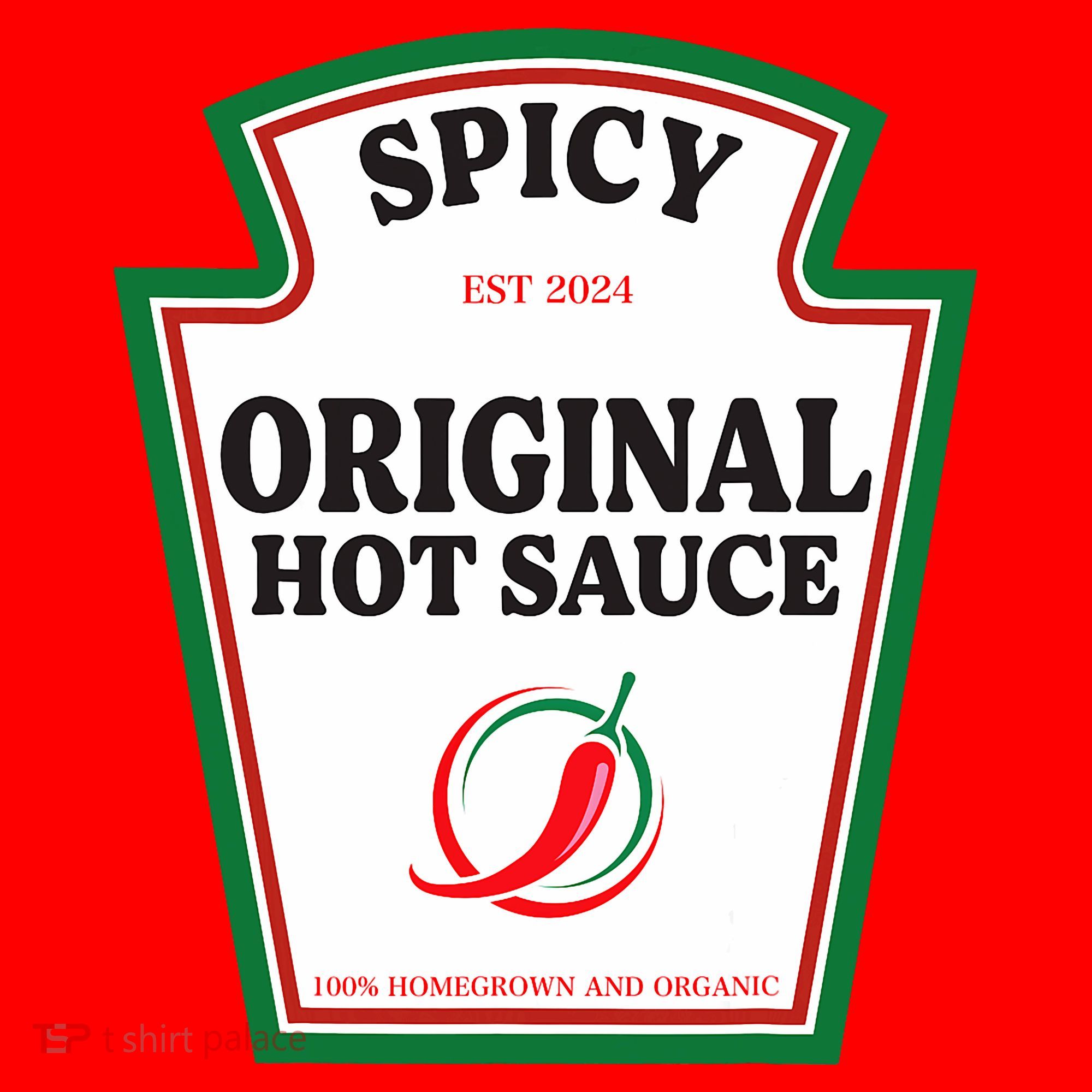 Spicy Original Hot Sauce Condiment Costume Party Matching Santa Hat