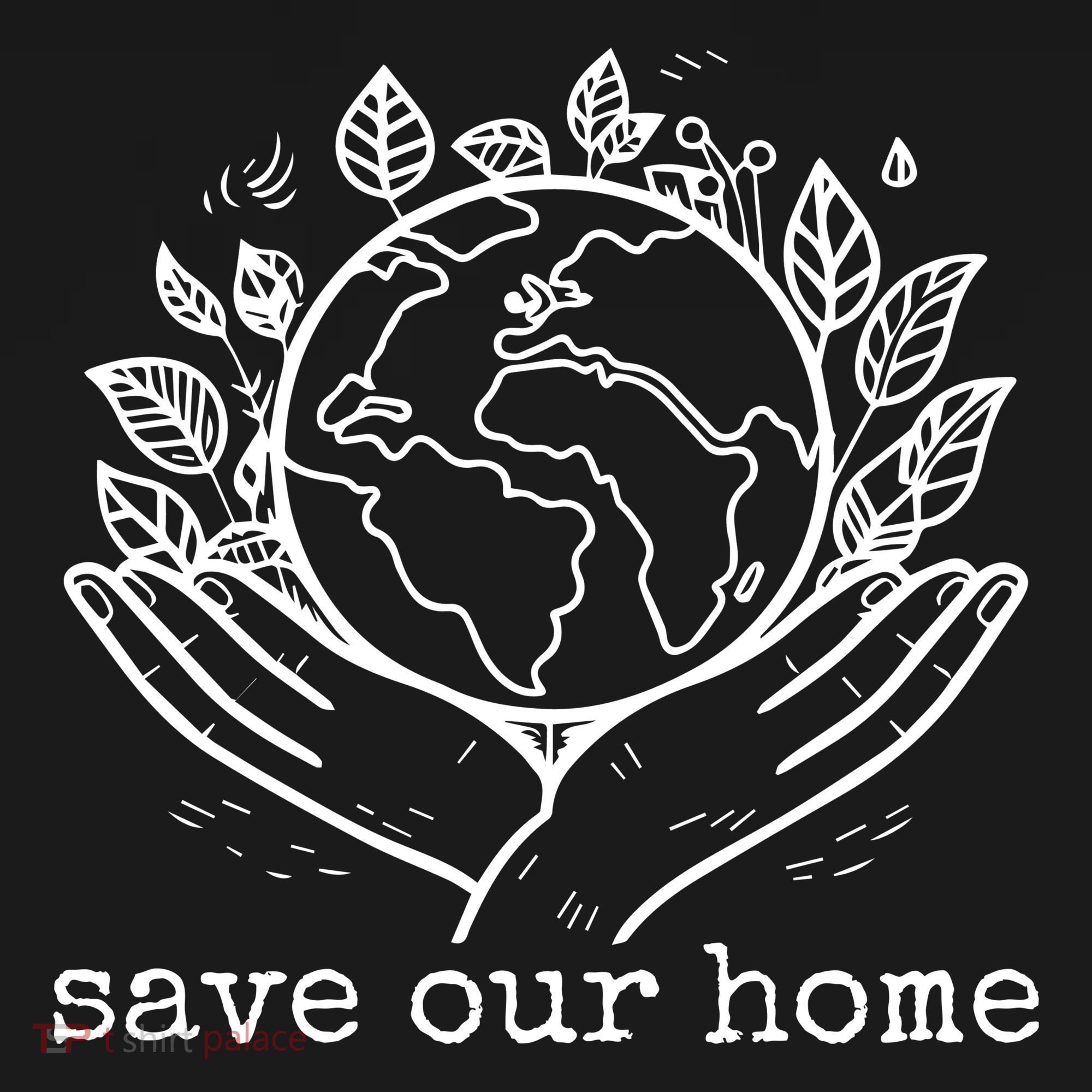 Save Our Home Earth Day Doggie Tank