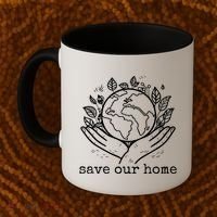 Save Our Home Earth Day Coffee Mug thumb 2