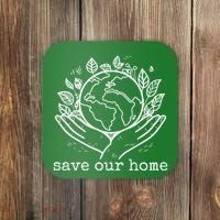 Save Our Home Earth Day Coaster thumb 0