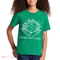Save Our Home Earth Day Kids T-Shirt thumb 2