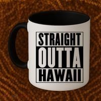 Straight Outta Hawaii Gift Cute Gift Coffee Mug thumb 2