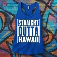 Straight Outta Hawaii Gift Cute Gift Women's Tank Top thumb 3