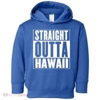 Straight Outta Hawaii Gift Cute Gift Toddler Hoodie thumb 0