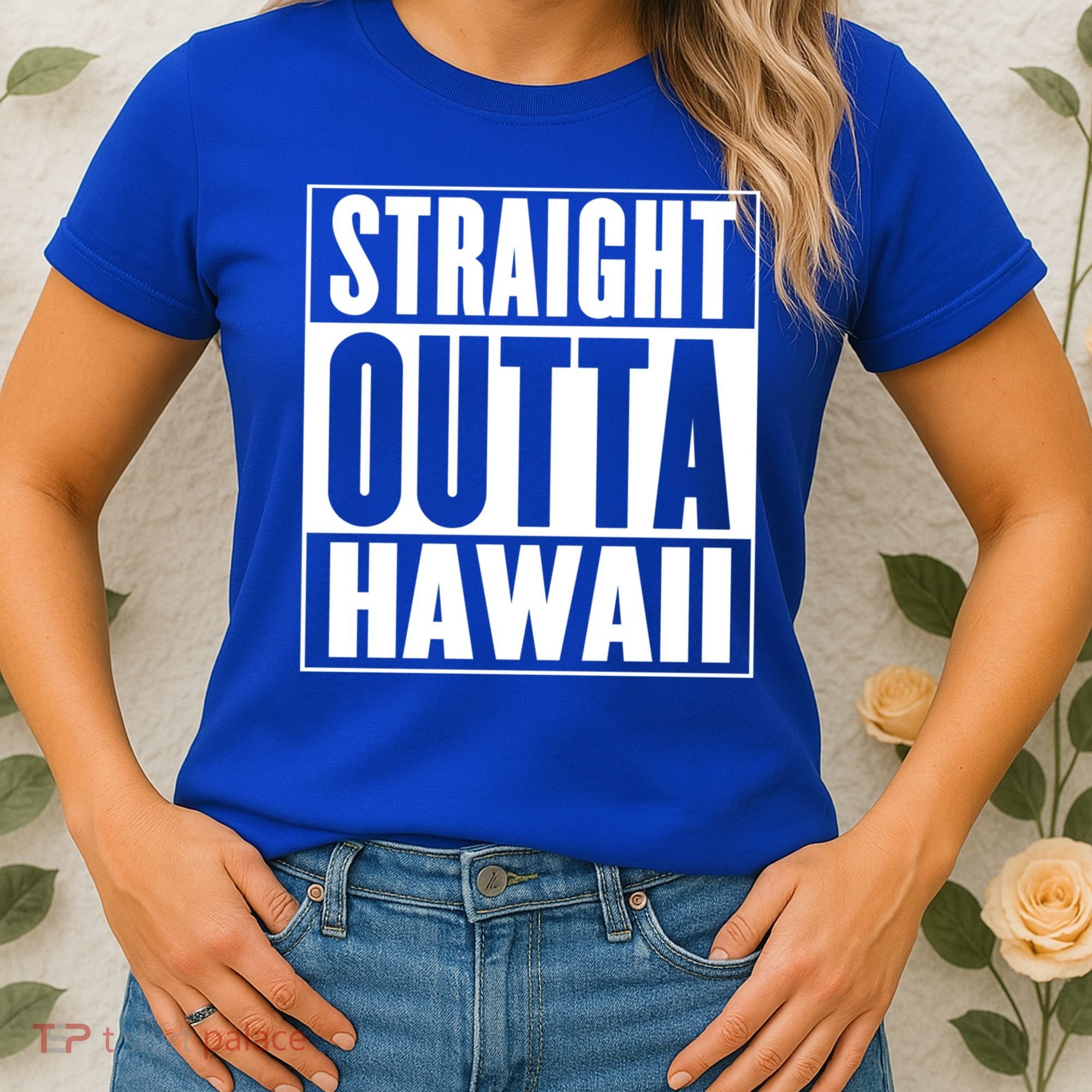Straight Outta Hawaii Gift Cute Gift Women's T-Shirt