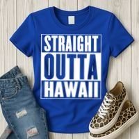 Straight Outta Hawaii Gift Cute Gift Women's T-Shirt thumb 3