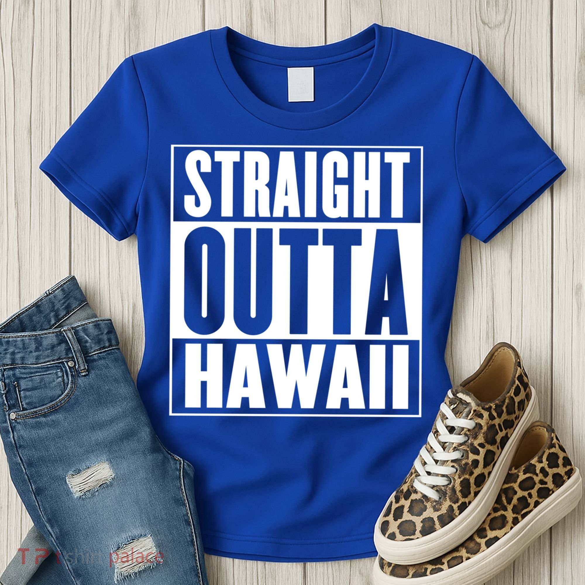 Straight Outta Hawaii Gift Cute Gift Women's T-Shirt