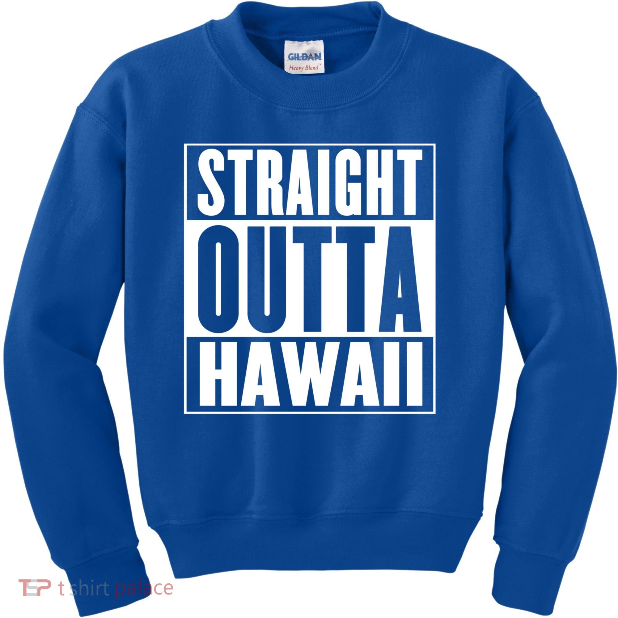Straight Outta Hawaii Gift Cute Gift Kids Sweatshirt