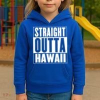 Straight Outta Hawaii Gift Cute Gift Kids Hoodie thumb 3