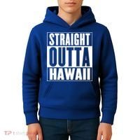 Straight Outta Hawaii Gift Cute Gift Kids Hoodie thumb 4