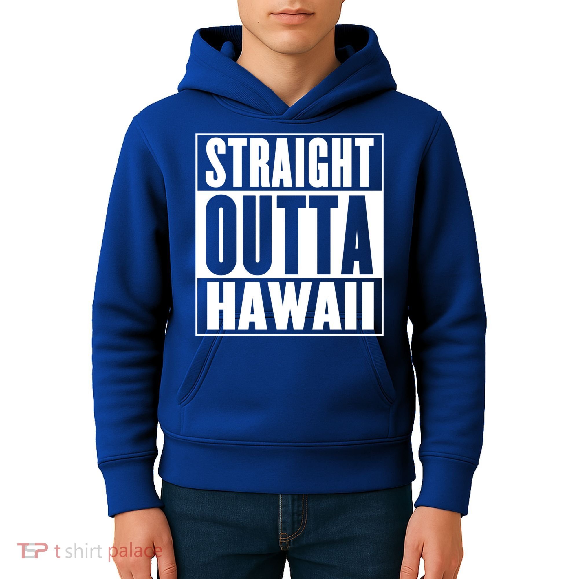 Straight Outta Hawaii Gift Cute Gift Kids Hoodie