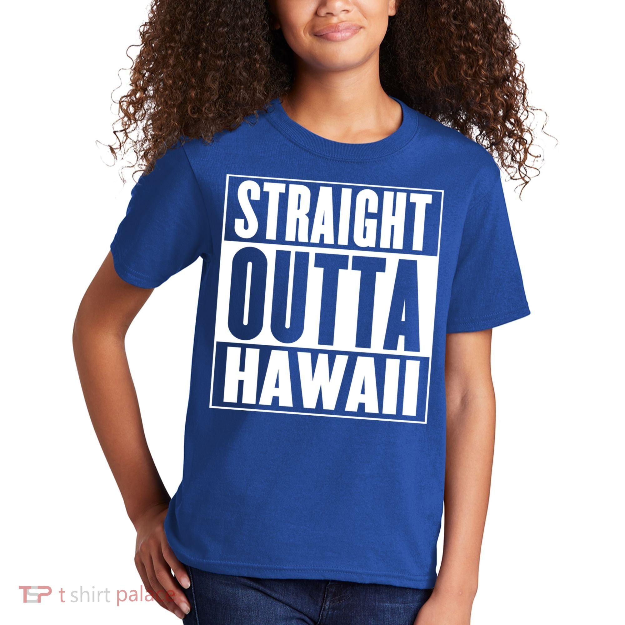 Straight Outta Hawaii Gift Cute Gift Kids T-Shirt