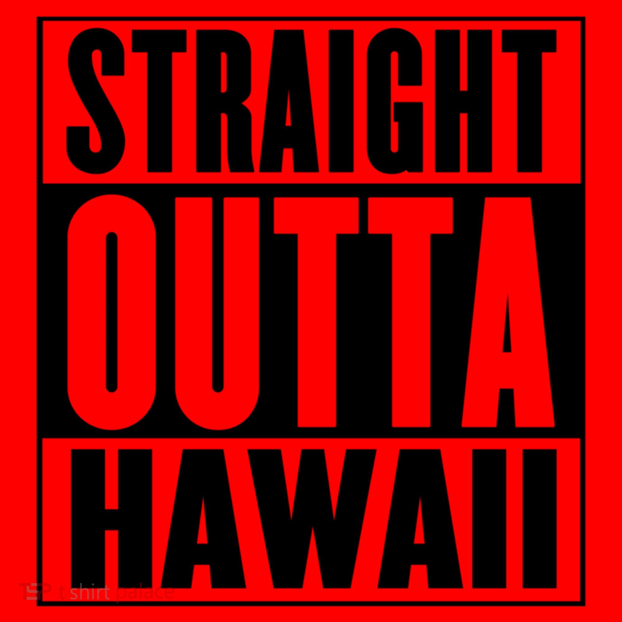 Straight Outta Hawaii Gift Cute Gift Santa Hat