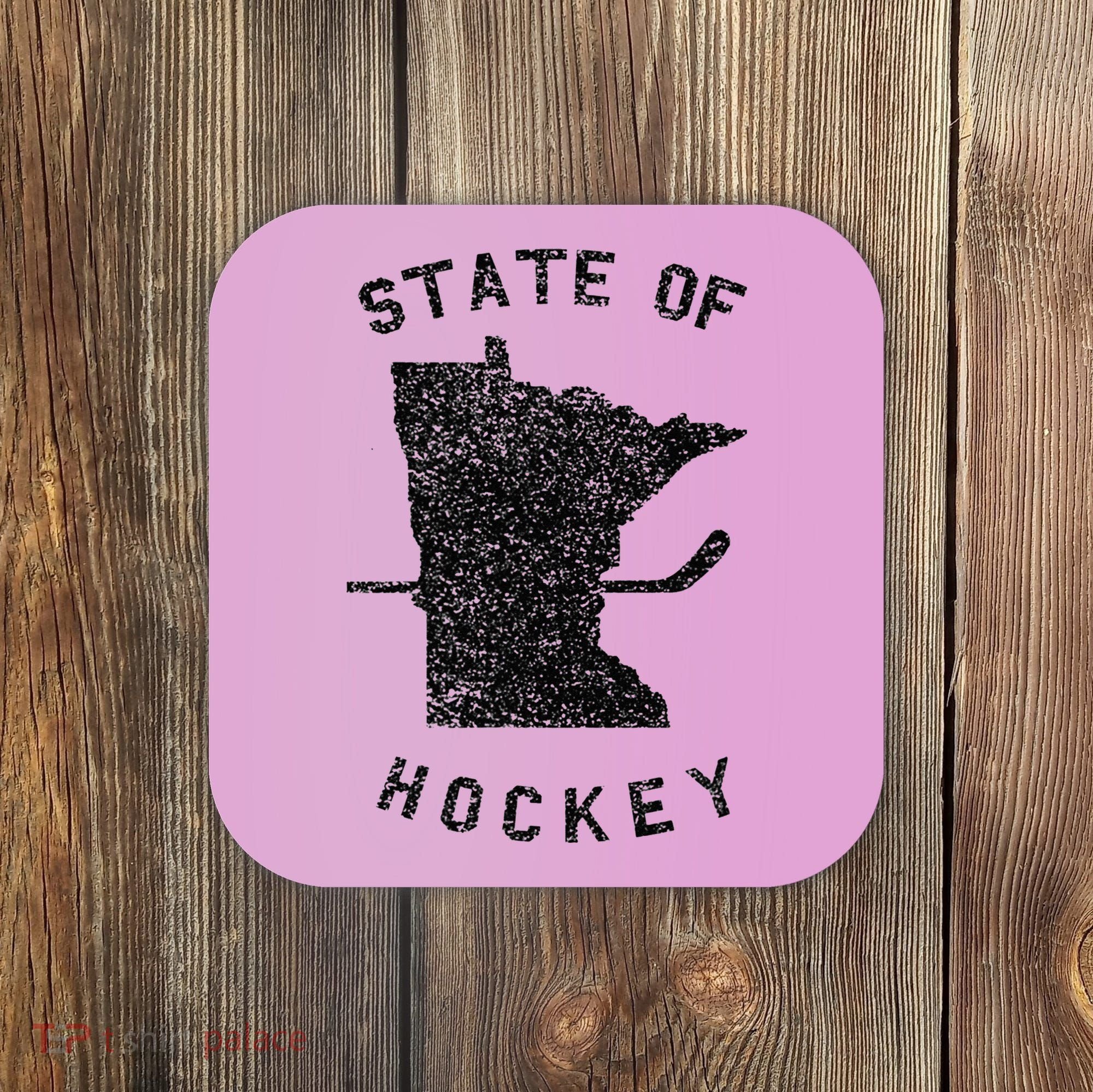State Of Hockey Minnesota Coaster