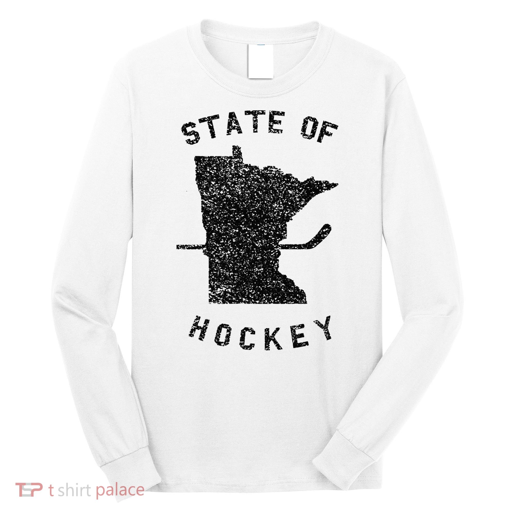 State Of Hockey Minnesota Long Sleeve Shirt