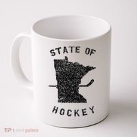 State Of Hockey Minnesota Coffee Mug thumb 0