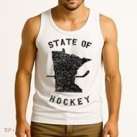 State Of Hockey Minnesota Tank Top thumb 3