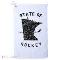 State Of Hockey Minnesota Golf Towel thumb 0