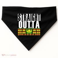 Straight Outta Hawaii Flag By Hawaii Nei All Day Gift USA-Made Doggie Bandana thumb 0
