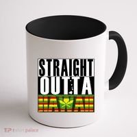 Straight Outta Hawaii Flag By Hawaii Nei All Day Gift Coffee Mug thumb 1
