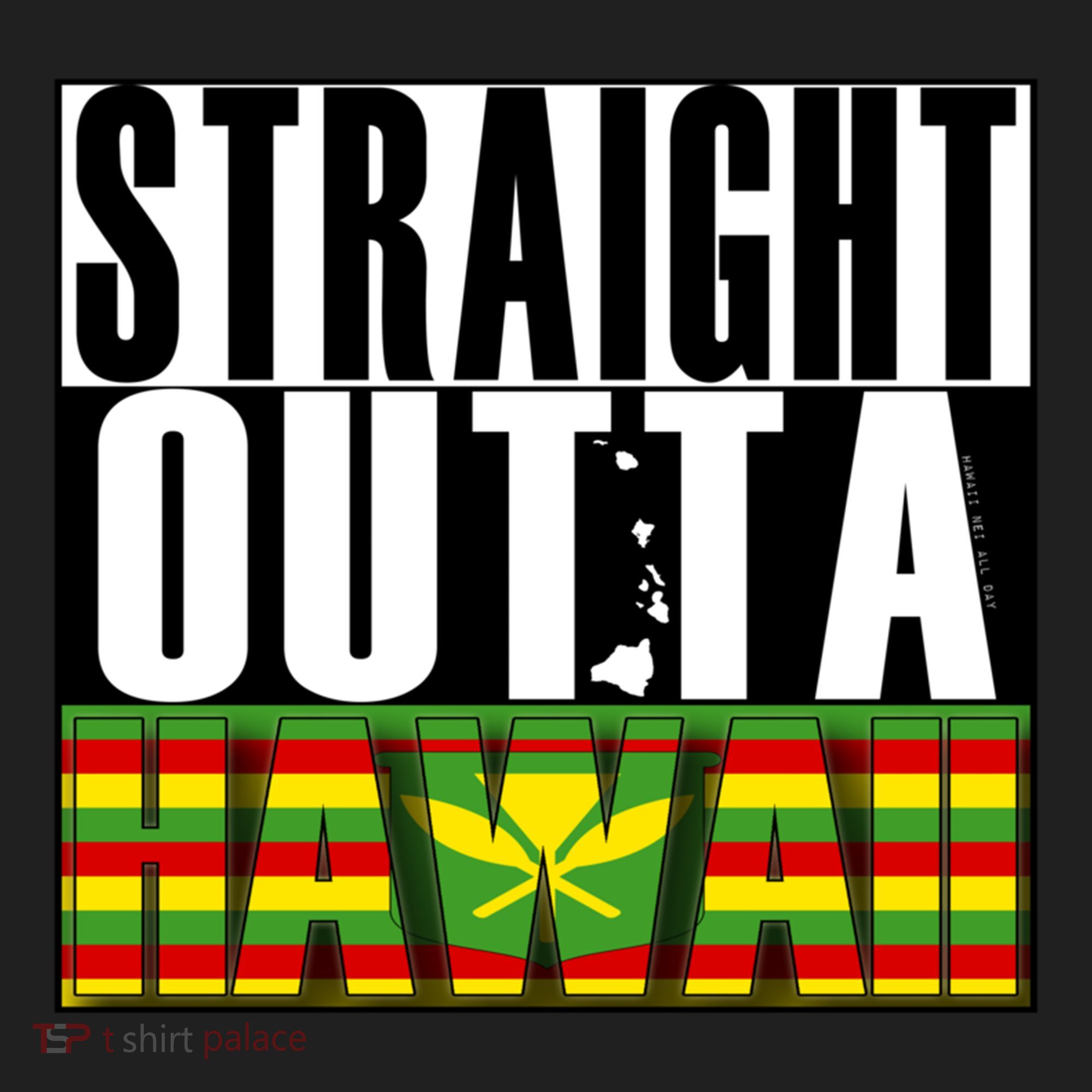 Straight Outta Hawaii Flag By Hawaii Nei All Day Gift Beanie