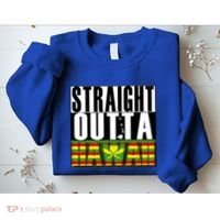 Straight Outta Hawaii Flag By Hawaii Nei All Day Gift Sweatshirt thumb 2