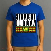 Straight Outta Hawaii Flag By Hawaii Nei All Day Gift T-Shirt thumb 3
