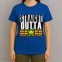 Straight Outta Hawaii Flag By Hawaii Nei All Day Gift T-Shirt thumb 4