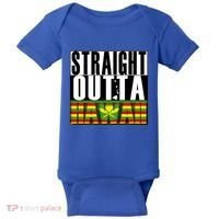Straight Outta Hawaii Flag By Hawaii Nei All Day Gift Baby Bodysuit thumb 0