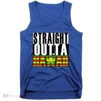 Straight Outta Hawaii Flag By Hawaii Nei All Day Gift Tank Top thumb 0