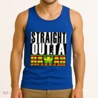 Straight Outta Hawaii Flag By Hawaii Nei All Day Gift Tank Top thumb 3