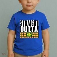 Straight Outta Hawaii Flag By Hawaii Nei All Day Gift Toddler T-Shirt thumb 2