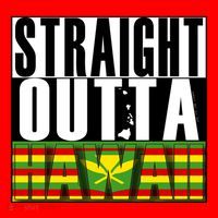 Straight Outta Hawaii Flag By Hawaii Nei All Day Gift Santa Hat thumb 1