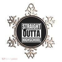 Straight Outta Highschool Graduation First Day Of School Ornament thumb 0