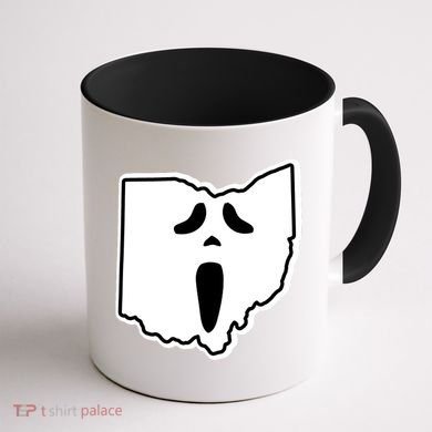 Scream Ohio Halloween Coffee Mug back