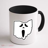 Scream Ohio Halloween Coffee Mug thumb 1