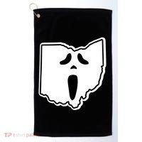 Scream Ohio Halloween Golf Towel thumb 0