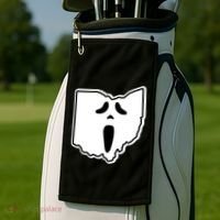 Scream Ohio Halloween Golf Towel thumb 2
