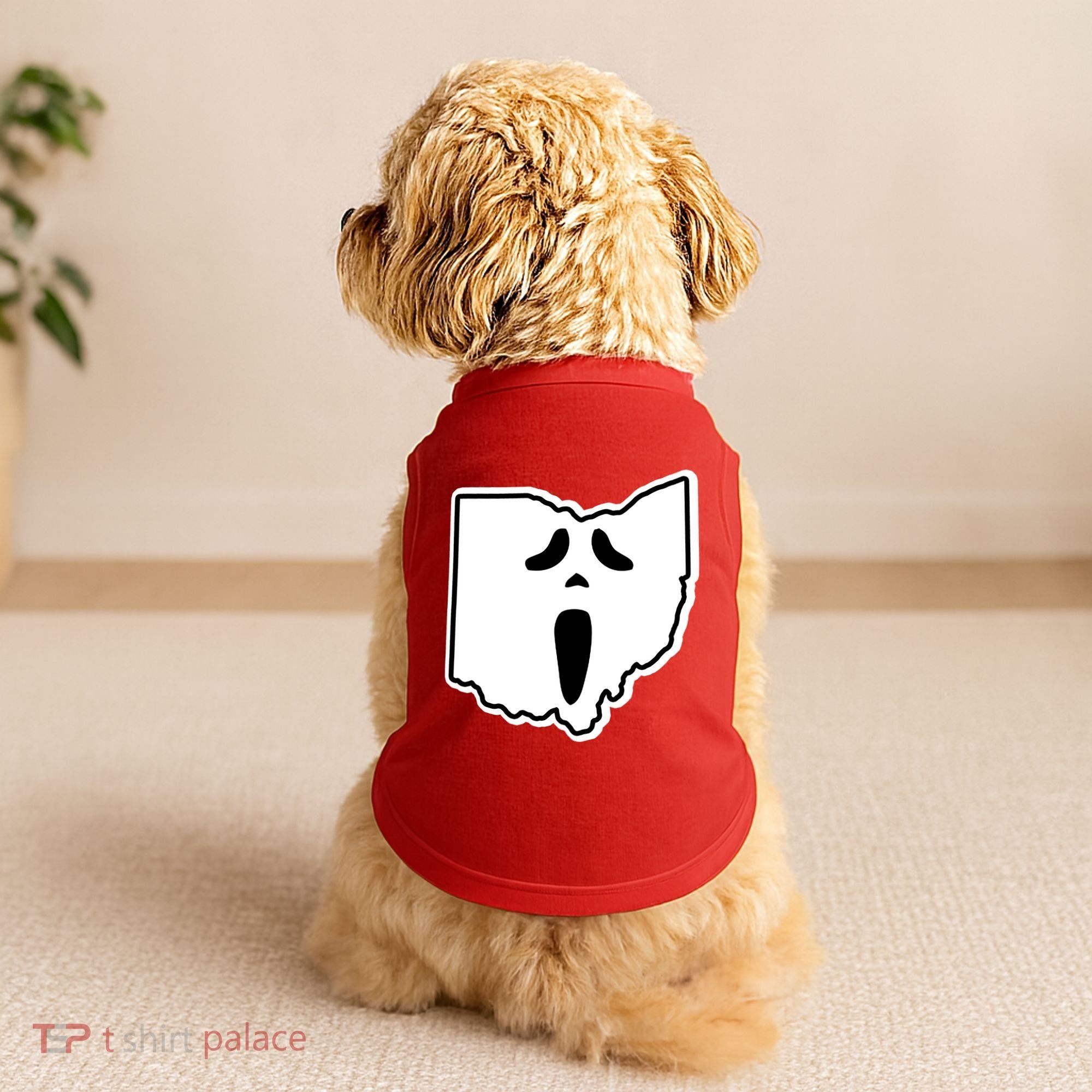 Scream Ohio Halloween Doggie Tank