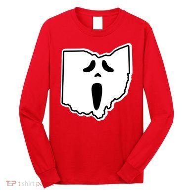 Scream Ohio Halloween Long Sleeve Shirt