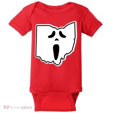 Scream Ohio Halloween Baby Bodysuit