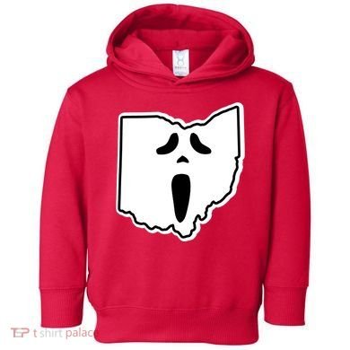 Scream Ohio Halloween Toddler Hoodie
