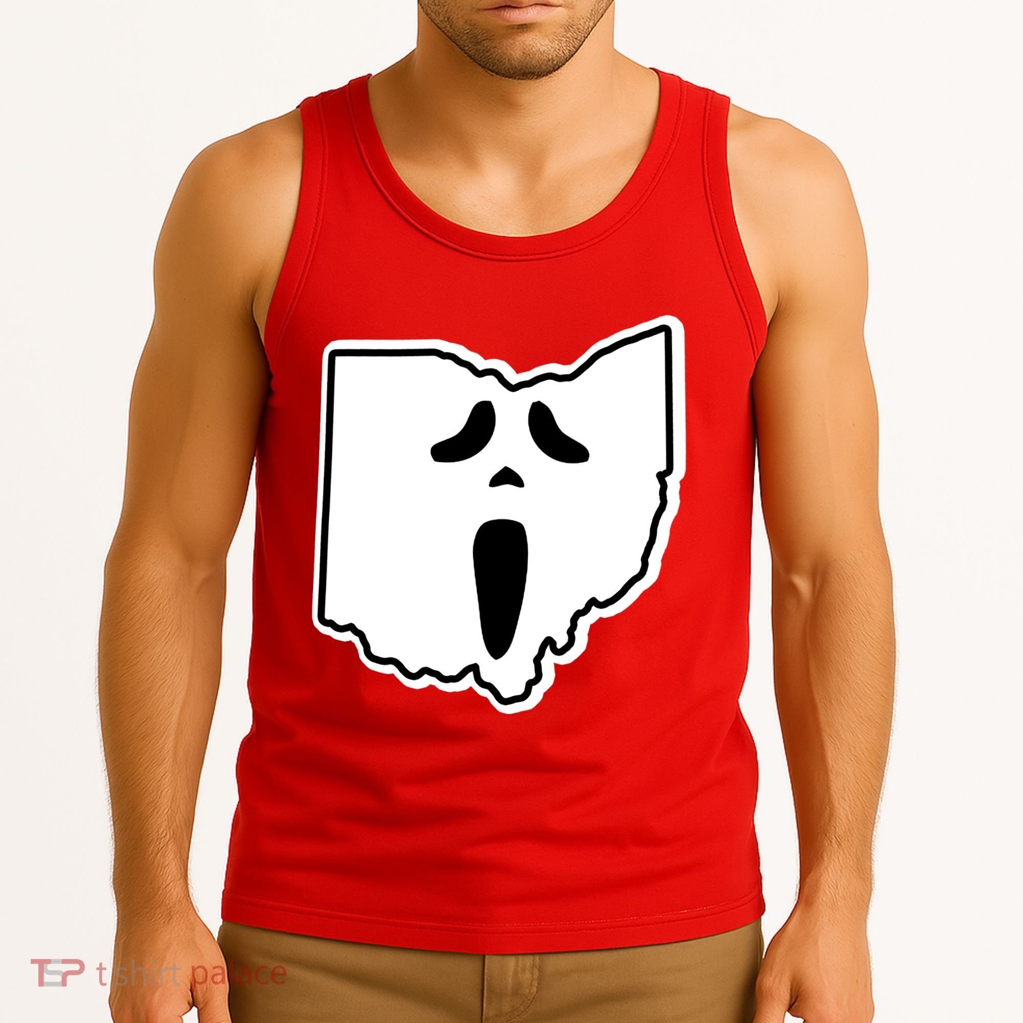 Scream Ohio Halloween Tank Top