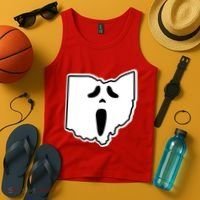 Scream Ohio Halloween Tank Top thumb 4