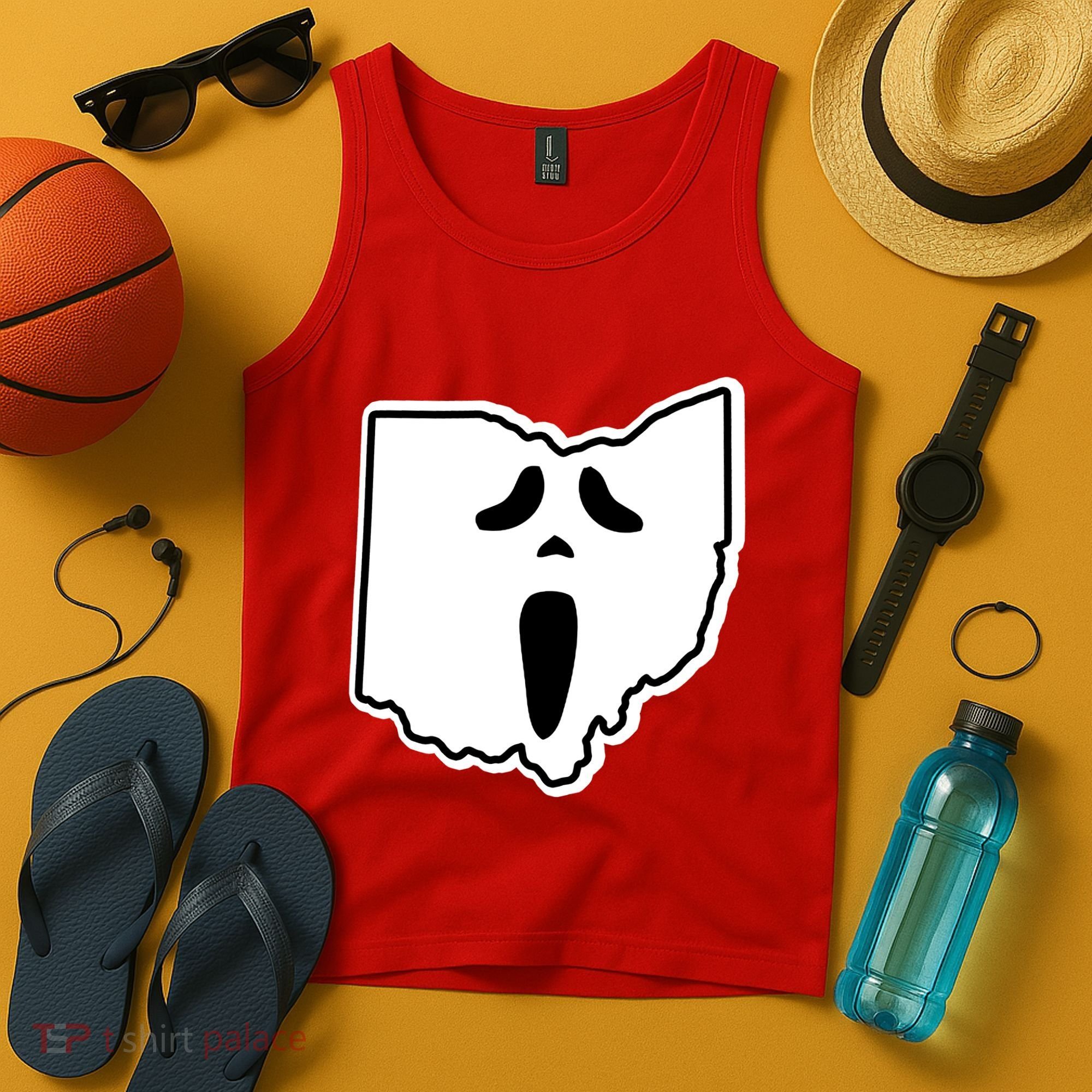Scream Ohio Halloween Tank Top